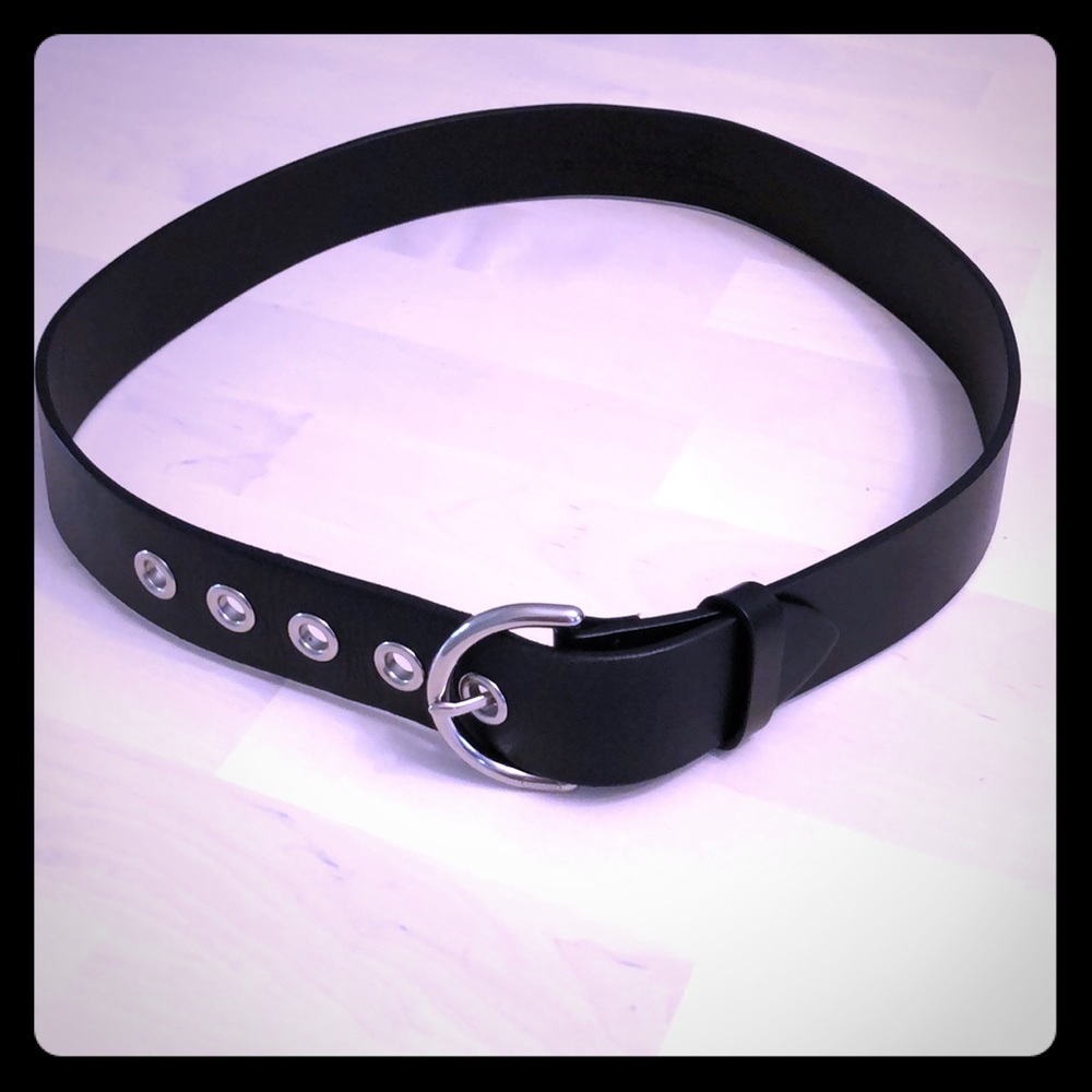 COACH Leather Grommet Belt